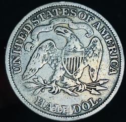 Demi-dollar assis Liberty de 1873 50C flèches non classé 90% argent pièce de monnaie américaine CC20617