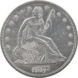 Demi-dollar assis à la liberté de 1877-S 9469