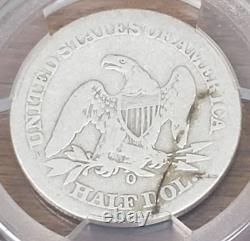 Demi-dollar assis de la Liberté de 1861-O - PCGS Authentique
