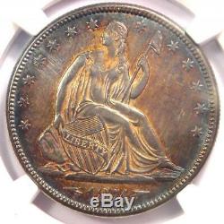 Flèches 1874-cc Assis Liberté Demi-dollar 50c Coin Certifié Ngc Au Détails