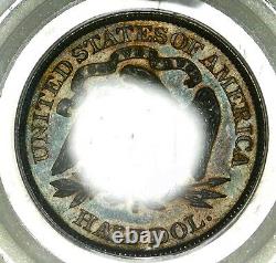 Lire La Description. Pcgs Ms61 1877 S Assis Liberty Demi-dollar