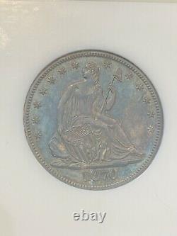 M13152- 1870 Preuve Assis Liberty Half Dollar Ngc Pr63 Couleur- Vieux Porte Gras