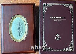 Rare S. S. Republic 1854/854 D) Effet Au Naufrage Liberté Assise Demi-dollar