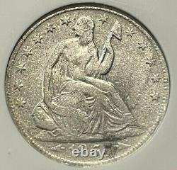 Ss République 1855 O Flèches Effet De Naufrage Liberté Assise Demi-dollar