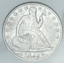 Ss République 1855 O Flèches Effet De Naufrage Liberté Assise Demi-dollar Nice
